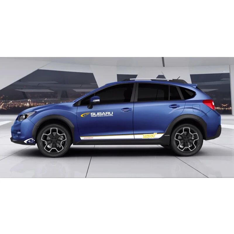 Спортивный автомобиль стикер для Subaru 16-18 XV Mark Levinson автомобильные обе стороны тела Range Rover sport Авто наклейки для автомобиля виниловая пленка