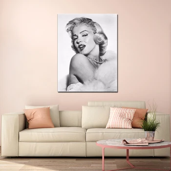 

Modern Wall Artwork 1 Piece Living Room Bedroom Home Decoration Printed Sexy Famous Monroe Canvas Painting Picture Art Gifts