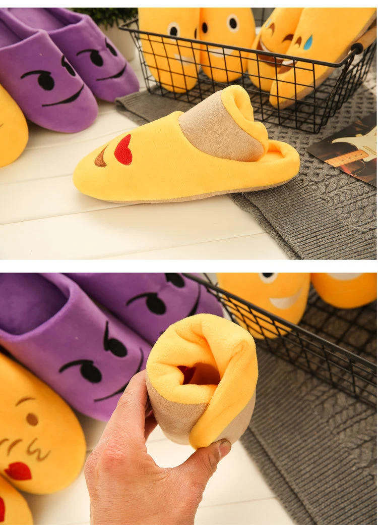 Indoor Warm Women Slippers Cute Soft Bottom Cartoon Winter Shoes Woman House Floor Slipper Warm Plush Girls Home Slides