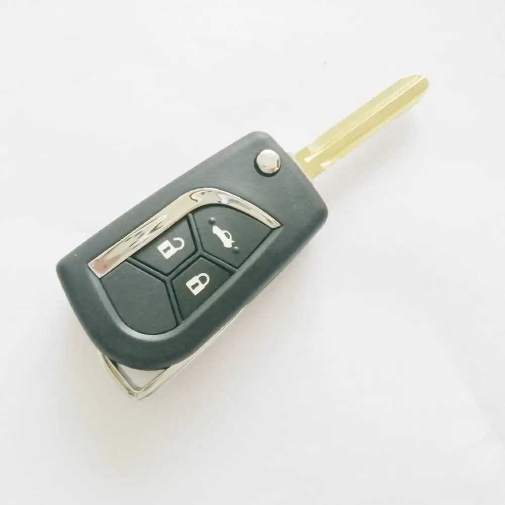 Чехол для дистанционного ключа с логотипом Toyota Rav4 Corolla Hilux Yaris Avalon Echo Prado TOY43|shell