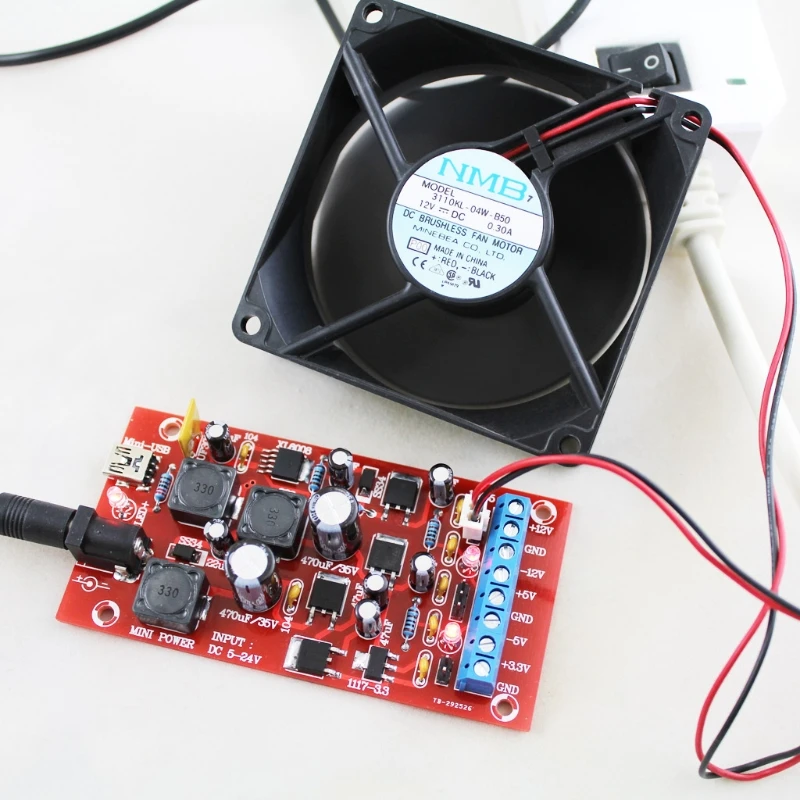 DIY USB Boost с одним поворотом двойной модуль линейный регулятор источник питания с несколькими выходами комплект питания Прямая поставка