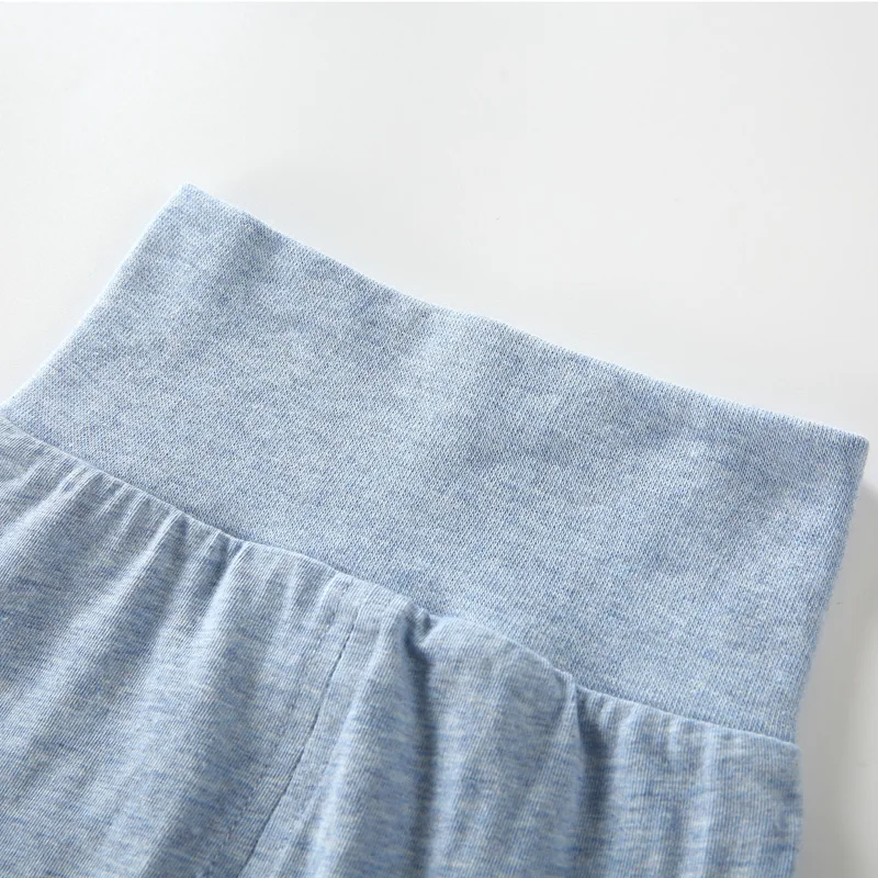 Summer Spring Newborn Baby Boys Girls Cotton High Waist Footed Pants Cansual Leggings with Feet Pyjama Trouser Panty hose 0-12m