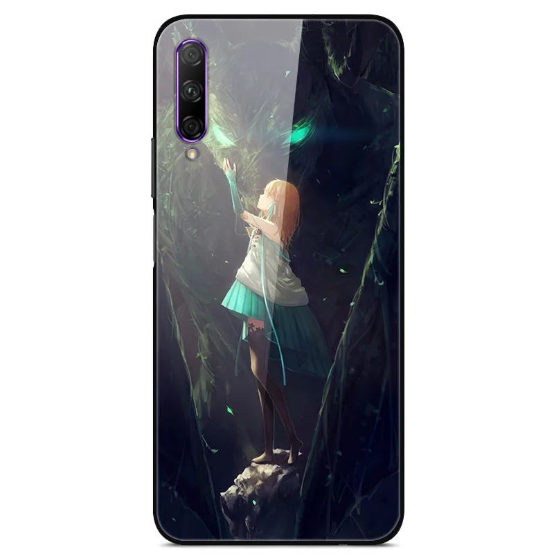 Для huawei Honor 9X Pro Чехол из закаленного стекла жесткая задняя крышка DIY чехол для huawei Honor 9X Премиум бампер чехол для телефона Honor9X X9 - Цвет: 7
