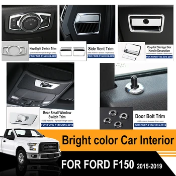 

(1) Fit For Ford F150 Car Interior Modification Accessories ABS High Quality Bright Color Pattern Cool Car Interior Decoration