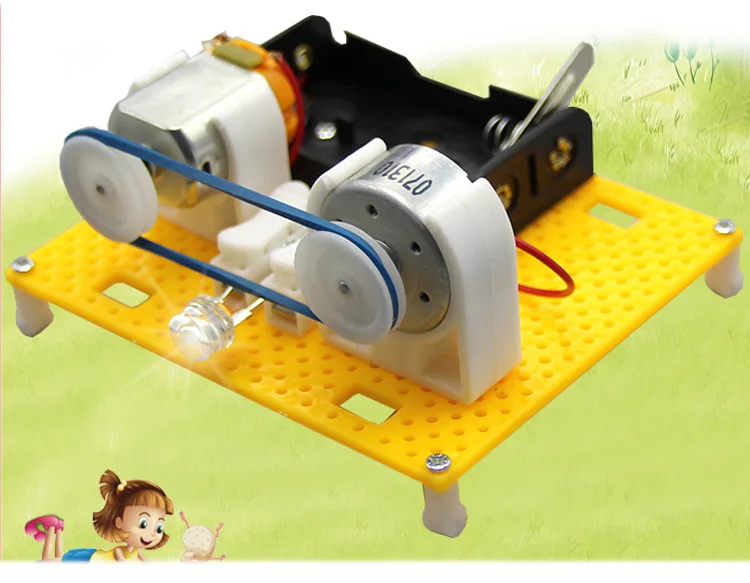 Enlighten star электрический генератор Модель DIY Собранный детский научный эксперимент физическая игрушка Science And technology Small Produ