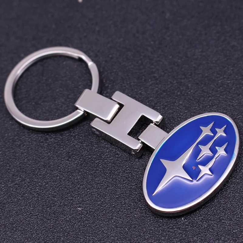 Индивидуальный подарок кулон различные брелки для Subaru логотип автомобильный, металл брелок для мужчин и женщин талии Висячие авто аксессуары - Цвет: 2