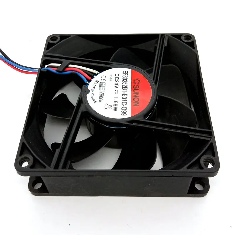 EF80252B1-E01C-Q99 DC24V 1,68 Вт 80x80x25 мм 4 линии Инвертор Вентилятор охлаждения