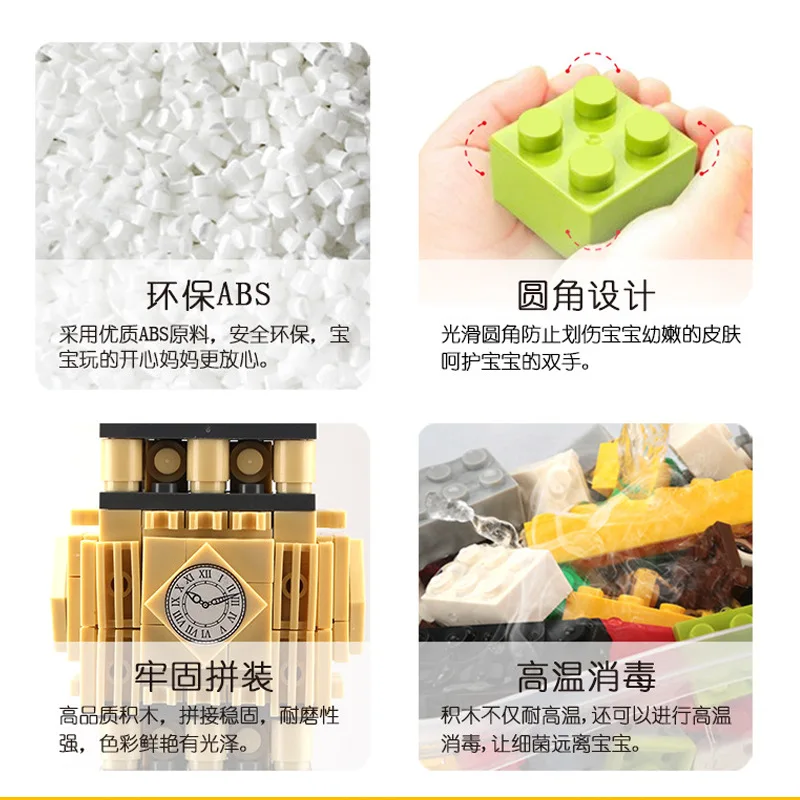 

Wange World Famous Architecture Pyramid Model Children'S Educational Plastic Assembled Small Particles Building Blocks Toy Gift