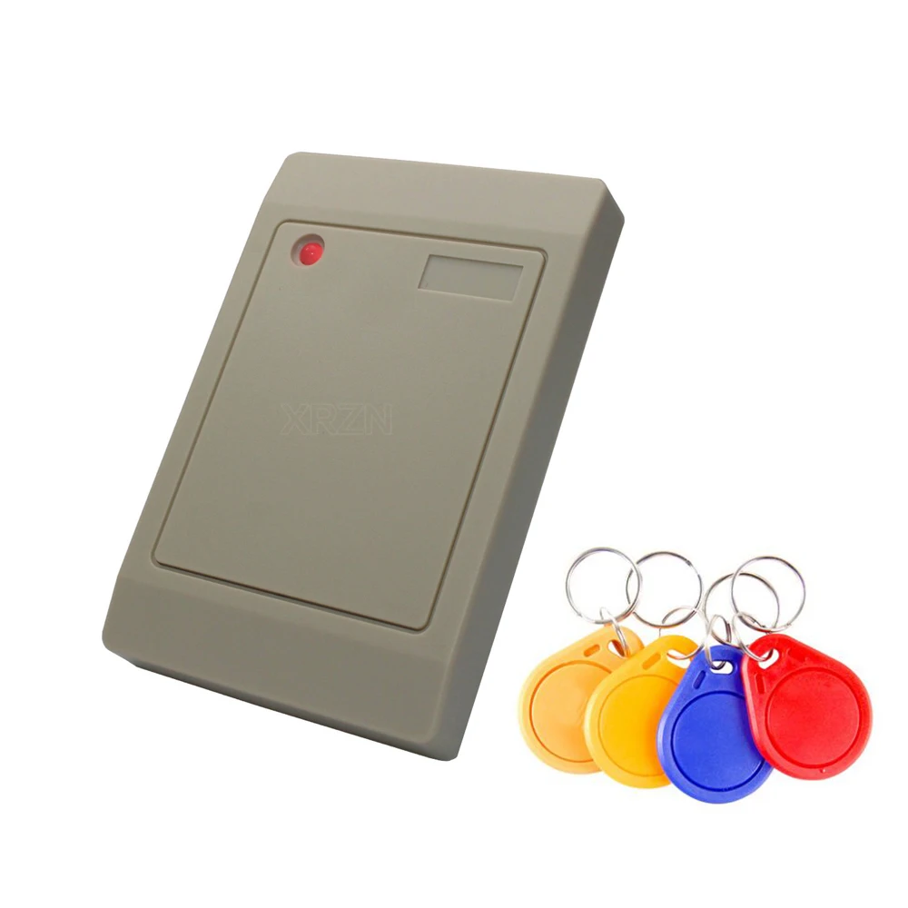 

125KHZ RFID ID card reader WG26 /34Access control card reader access control waterproof+10pcs cards