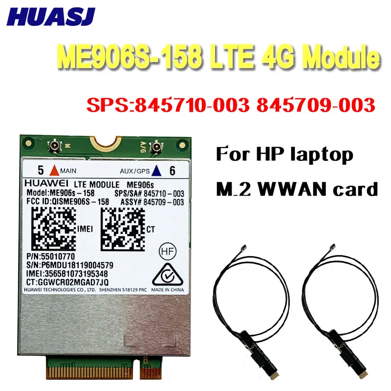 Мобильная широкополосная карта Huasj для HP LT4132 3G 4G LTE 150M HSPA + модуль Huawei ME906S ME906S-158