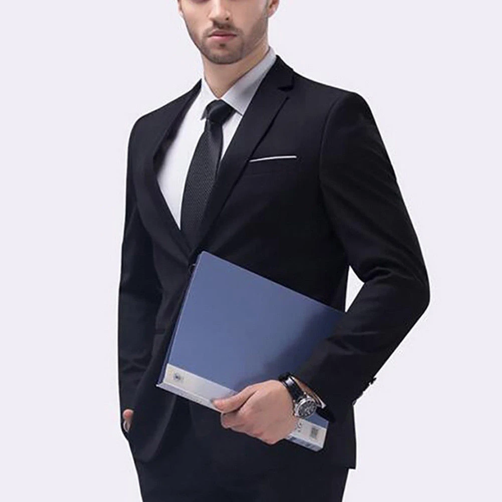 Men's Fashion Slim Suits Sets Business Casual Clothing Groomsman Two-Piece Suit Pants Trousers Wedding Groom Trousers