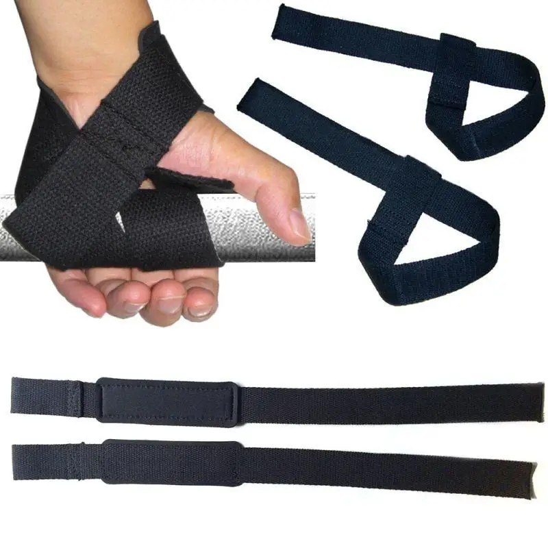

1 Pcs Lifting Straps Fitness Gloves Anti-slip Hand Wraps Wrist Straps Support For Weight Lifting Powerlifting Training