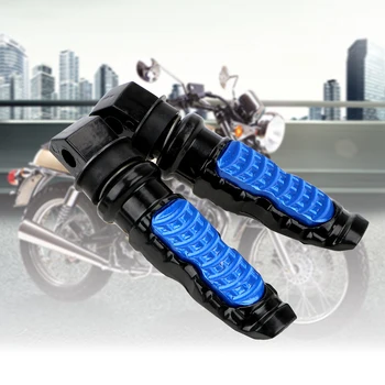 

LEEPEE Motorbike Pedal Modification Scooter Foot-Peg Rear Passenger Foot Pegs Aluminum Motorcycle Pedals Footrest Universal