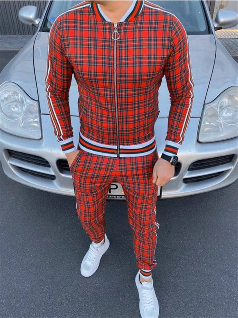 New Men Sportsuits Set Fitness Suits autumn Men Set Long Sleeve stripe Hoodies+Pants Gyms Casual Sportswear Suit New Men Sportsuits Set Fitness Suits autumn Men Set Long Sleeve stripe Hoodies+Pants Gyms Casual Sportswear Suit