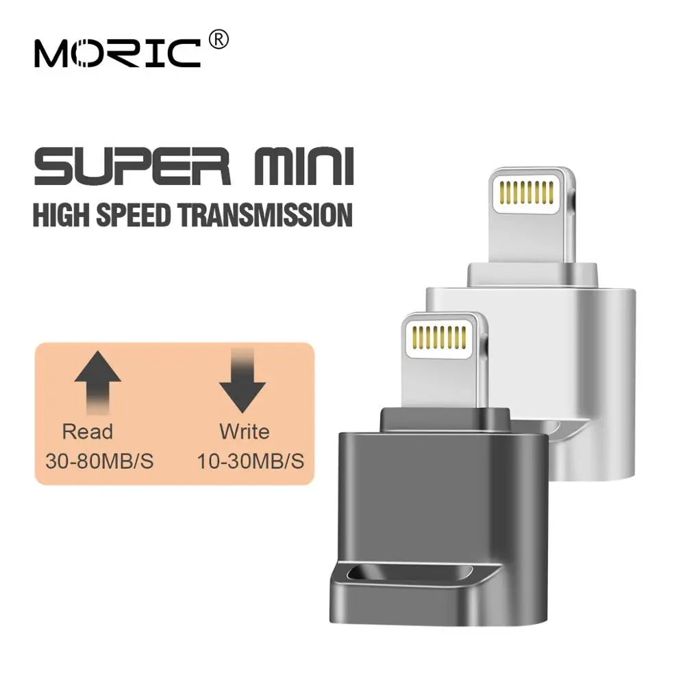 Новое поступление мини Usb флэш-накопитель для iPhone 7/7Plus/8/X Usb/Otg/Lightning 2 в 1 iOS внешний |