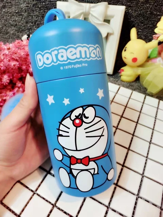 260ml Helloo Kitty Thermos Cup 304 Stainless Steel Water Bottle Pink Kitty Cat Insulated Cup Thermos Flask Hot Water Thermos