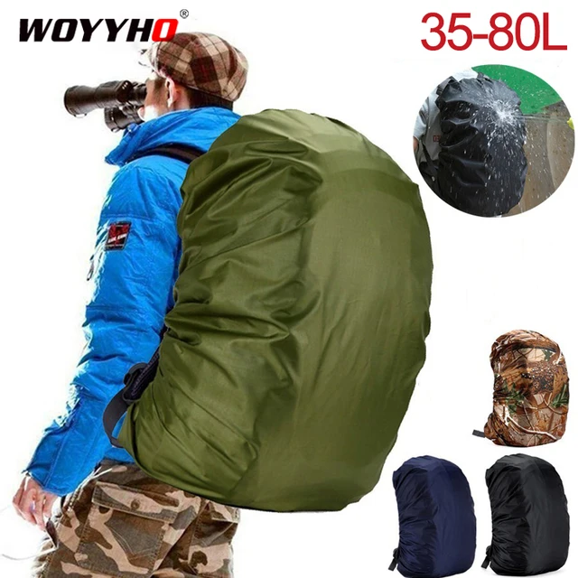 35-80L Waterproof Backpack Rain Cover,Dustproof Cover For Backpack,Rainproof Cover Outdoor Camping Hiking Climbing Bag Raincover 1