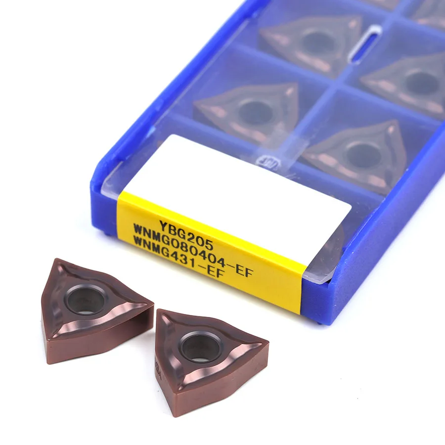 

WNMG080404-EF YBG205 WNMG080408-EF YBG205 CNC lathe carbide turning inserts Metal turning inserts for machining stainless steel