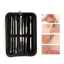 7 шт. очиститель пор для удаления черных точек иглы для удаления акне избавление от прыщей акне очиститель лица устройство для удаления черных точек