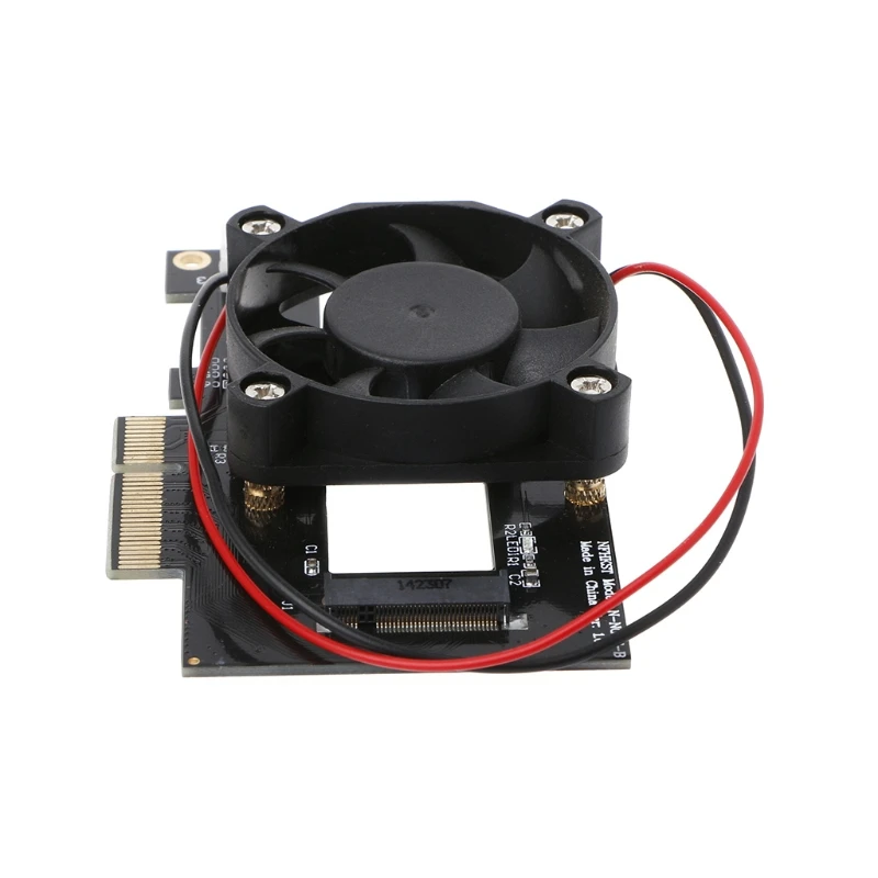 PCIe x4 to M 2 NGFF w Cooling Fan for MZHPU128HCGM SM951 XP941 Adapter SSD Card 4