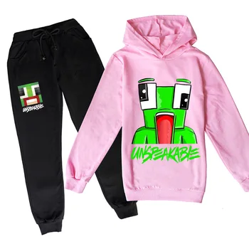 

Children Clothing Sets Hooded Coat And Pants 2pcs Suits Fashion Letter Baby Boy Girl Autumn Suit Toddler Cotton Spo UNSPEAKABLE