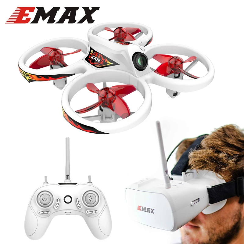 Квадрокоптер Emax EZ 37CH 25mW mode2 для начинающих в помещении FPV гоночный Дрон