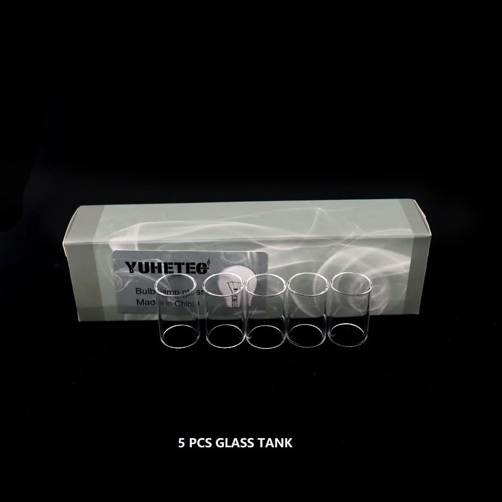 

YUHETEC 2ml Transparent Replacement Glass Tube for Justfog Q16 Starter Kit vape accessory