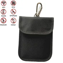 Faraday Автомобильный Дистанционный брелок, сигнальный блокатор, чехол, противоугонные сумки, RFID, защитный чехол для защиты сигнала для автомобиля без ключа, BAG1064
