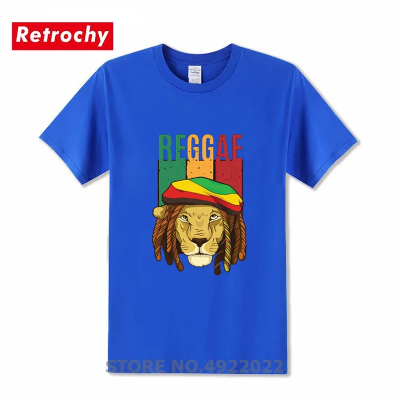 Модная футболка Rasta Reggae Marley с Львом Мужская Уличная одежда в стиле хип-хоп