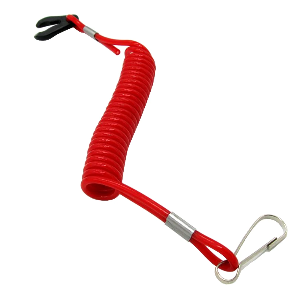 Safety Tether Lanyard Cord For Stop Kill Switch, Motor Cut Off Kill Switches for Yamaha/Honda Motors