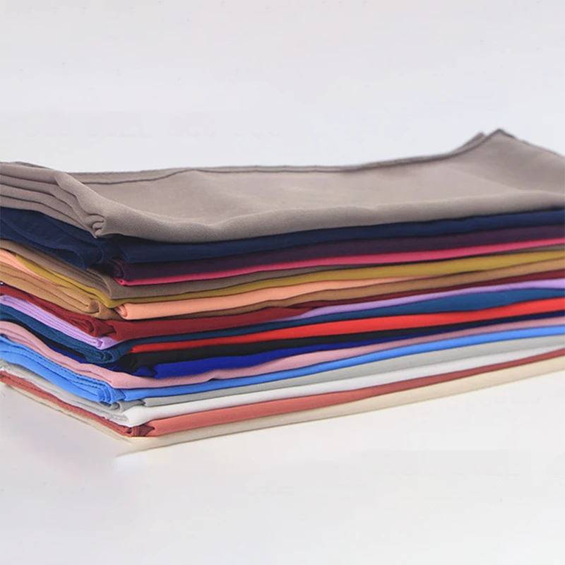 Big Size 180*85cm Malaysia Popular Bubble Chiffon Hijab Scarf Spring