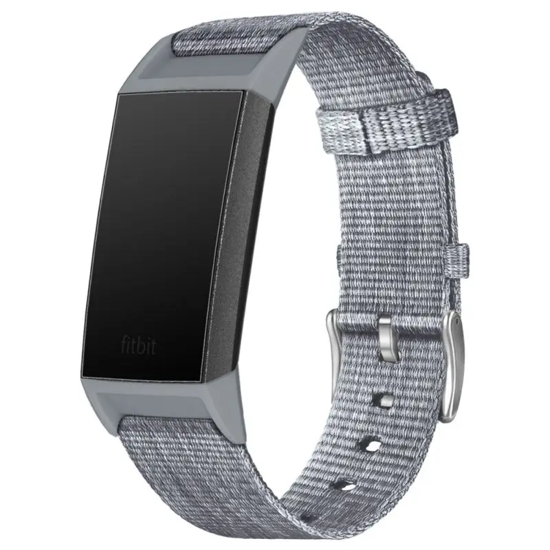 Сменный Браслет для Fitbit Charge 3, нейлоновый холщовый спортивный ремешок для наручных часов
