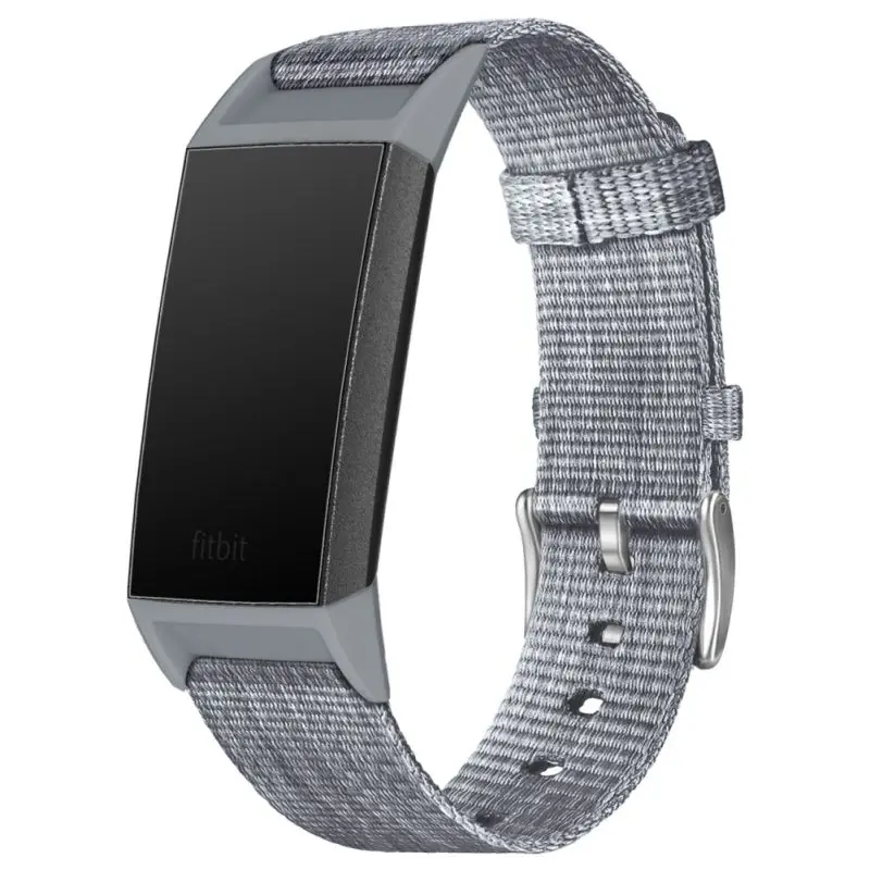 

For Fitbit Charge 3 Replacement Wristband Nylon Canvas Sport Watch Strap Wrist Band