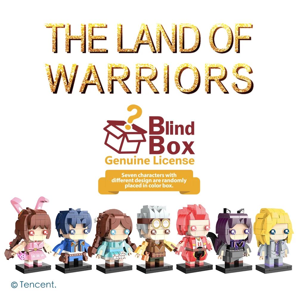 BanBao Blind Box The Land Of Warriors Douluo Dalu Continent Anime characters building blocks figure bricks friend Cartoon Toys images - 6