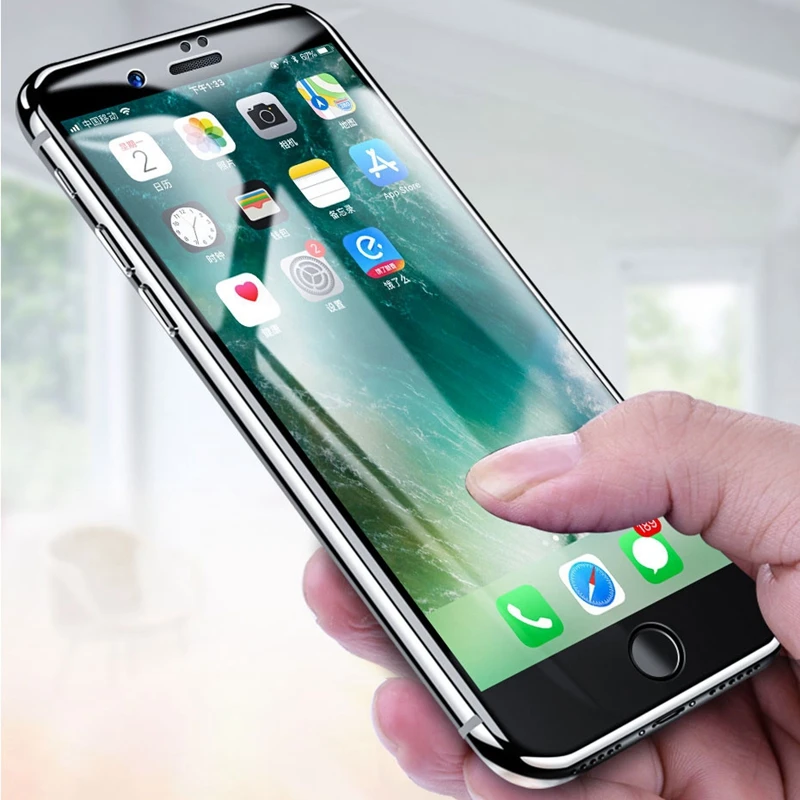 100D пленка из закаленного стекла для Apple iphone 6 6s 8 7 Plus X 10 XS MAX XR антидетонационный
