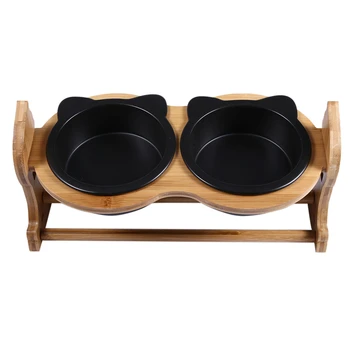 

Fashion Pet Feeding Bowl with Height Adjustable Holder Cat Dog Feeders Bowls Food Water Bowl for Cats Dogs Supplies