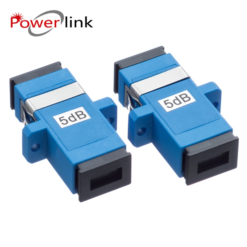 

High Quality Low Loss Single Mode 5PCS/bag SC 5dB Fixed Type Fiber Optic Attenuator