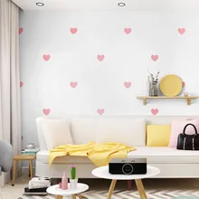 Decoratecute Fashion Love Heart Wallpaper Minimalist Black Heart Pink Heart  Wall Cover Children's Bedroom Living Room Home Wall - Wallpapers -  AliExpress