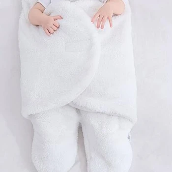 

Baby Swaddle Blanket,Ultra-Soft Plush Essential for Infants 0-6 Months,Receiving Swaddling Wrap White,perfect for Baby Accessori