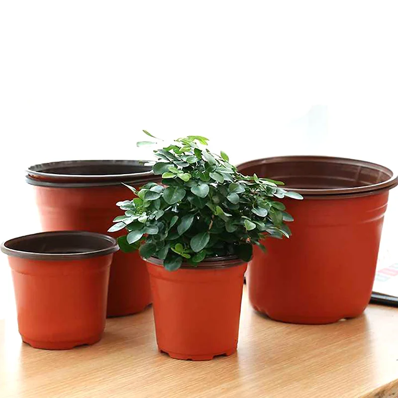 

10pcs Mini Plastic Nursery Pot Seedling Tray Home Garden Plant Pot Nursery Transplant Seedling Pots Succulent Flowerpot