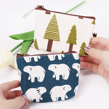 

1PC Excellent Quality New Style Coin Purses Ladies Wallet Small Zipper Pouch Cute Portable Key Coin Purse Makeup Bag Gift