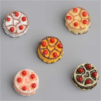 

10pcs/bag Resin Mini Strawberry Cake Accessories Slime Toys Additive Slider Polymer Clay Molds Playdough DIY Decoration Material