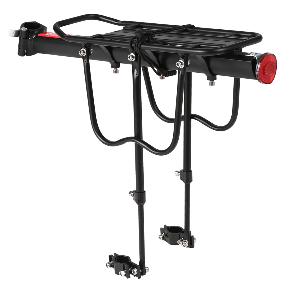 

Aluminum Alloy Adjustable Mountain Bike Cargo Rack Bicycle Rear Rack MTB Pannier Luggage Carrier Rack
