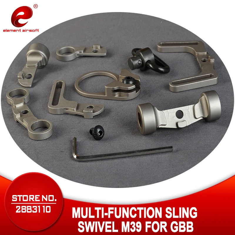 

Element Airsoft Multi-Function Sling Swivel M39 For GBB EX247