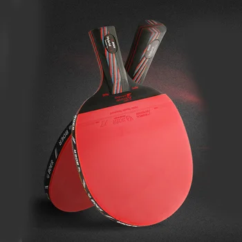 

BOER Table Tennis Racket Ping Pong Paddle Cover 3 Ball Set Long/Short Handle Durable And Practical High Quality