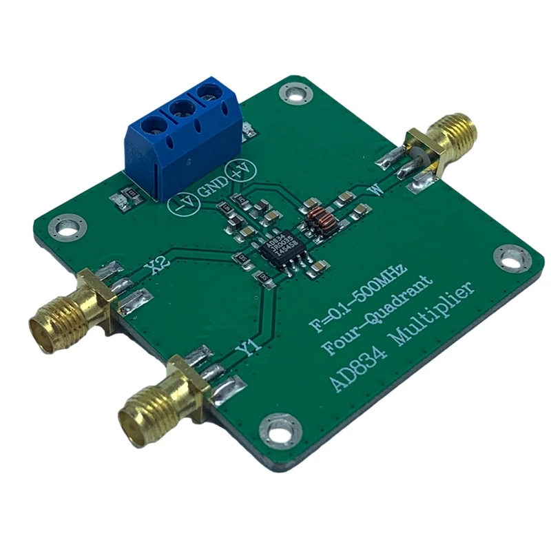 RF Mixer Module AD834 Amplitude Phase Detection Module 0.1 500MHz RF