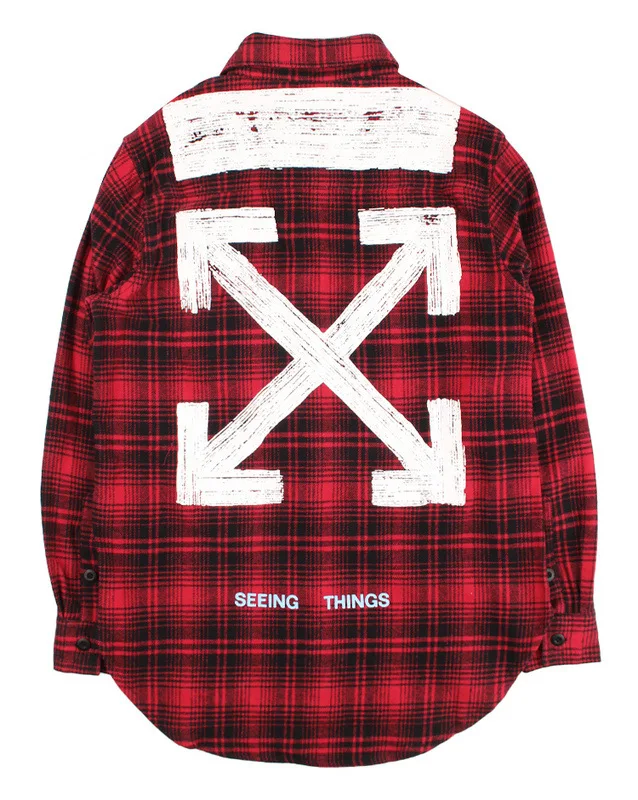 

Spring And Autumn Long-sleeve Blouse Europe And America Popular Brand Men And Women Couple Clothes Casual Large Size Pure Cotton