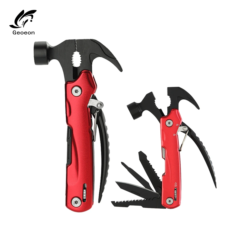 

Geoeon Multi-function Camping Stainless Steel Pliers Wire Stripper Wire Cutting Pliers Multitool Hand Woodworking Tool A75