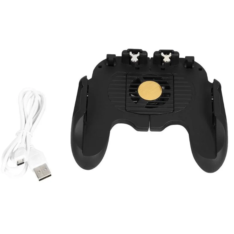  Mobile Game Controller Controller for PUBG Game Accessories L1R1 Handle Joystick Trigger Black