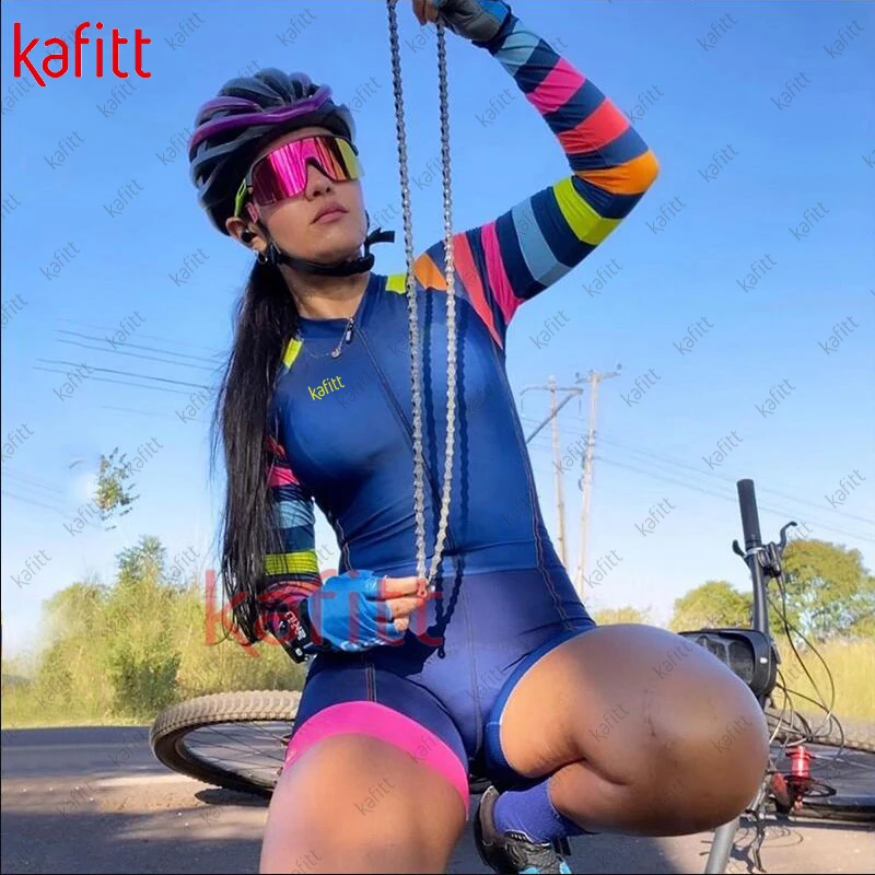 Kafitt Бермуды Женский велосипедный костюм с гелевыми велосипедными колготками |